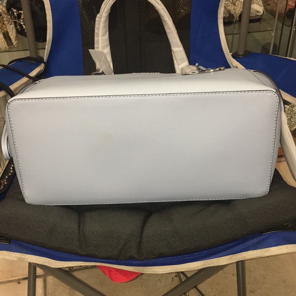 Micheal Kors Gilly Pale Blue Travel Drawstring - Picture 3 of 5